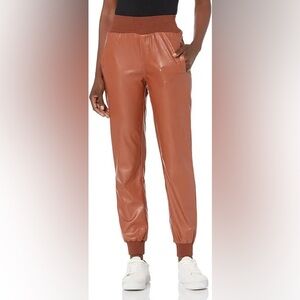 Kendall & Kylie faux leather joggers size M